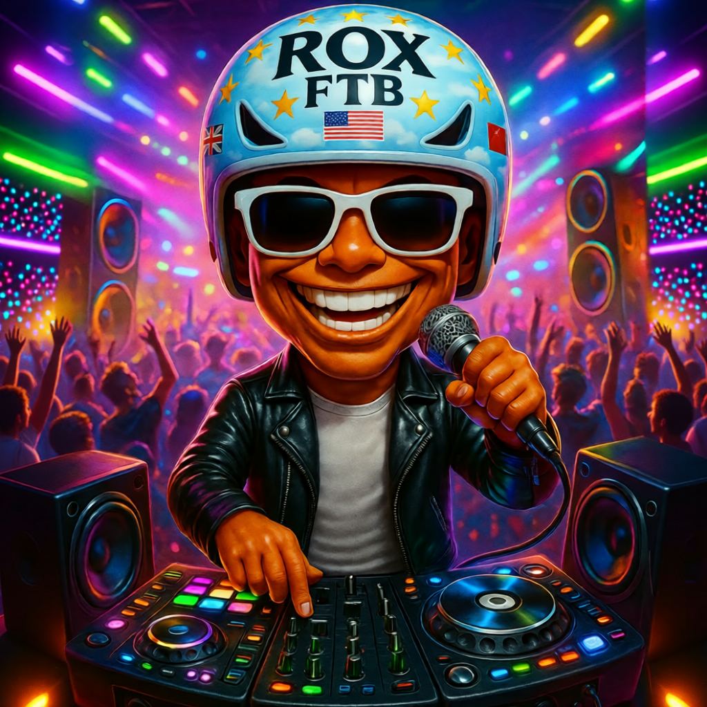 Rox FTB - RGB - DJ T-shirt - Image 2